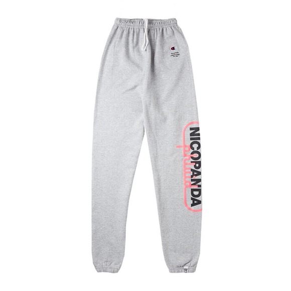 NICOPANDA Champion Sweatpants Women Grey Jogger Sweatpants Pants Gorpcore Lounge - Picture 1 of 3